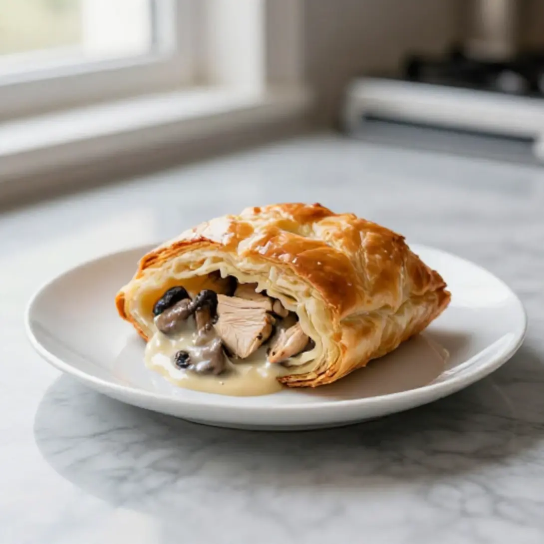 Königin-Pastete aus der Heißluftfritteuse, ideal für jeden Anlass.