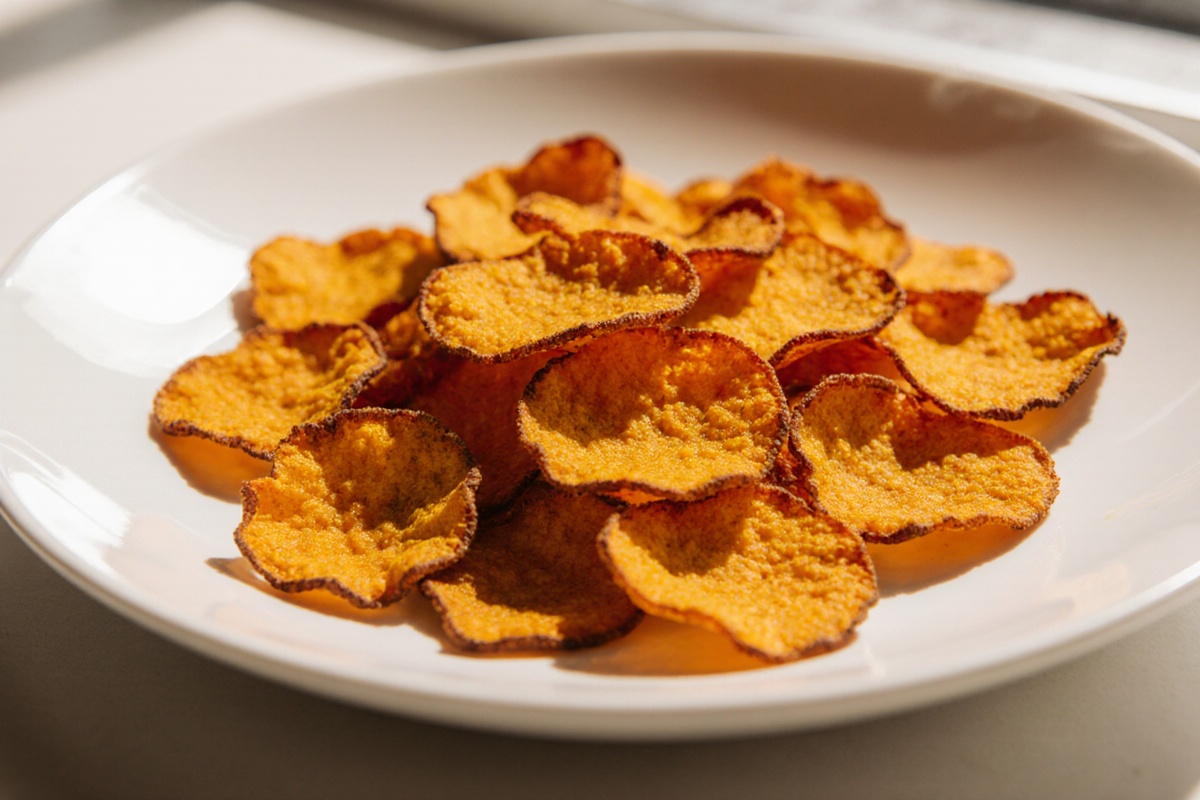 Kürbis Chips im Airfryer
