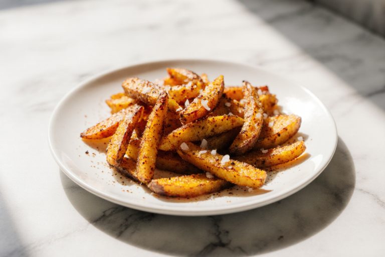 Knusprige Kürbis Pommes aus der Airfryer
