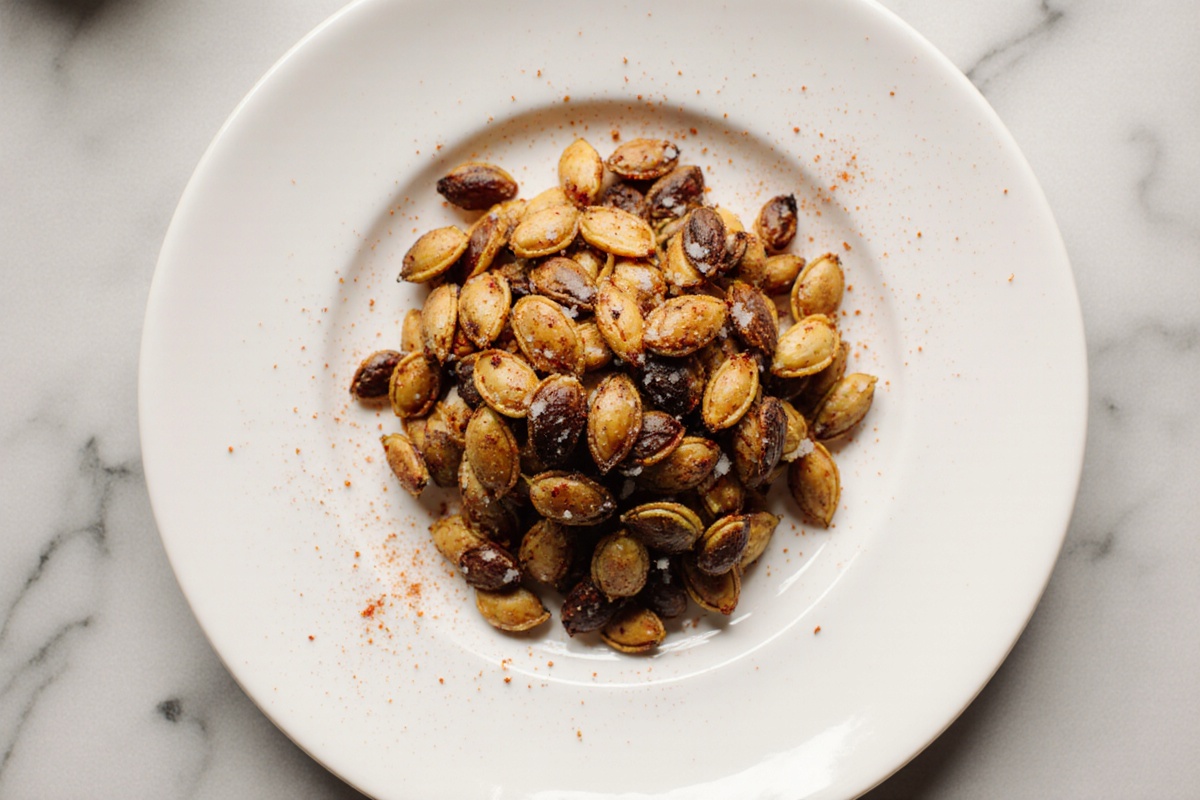 Kürbiskerne im Airfryer zubereiten
