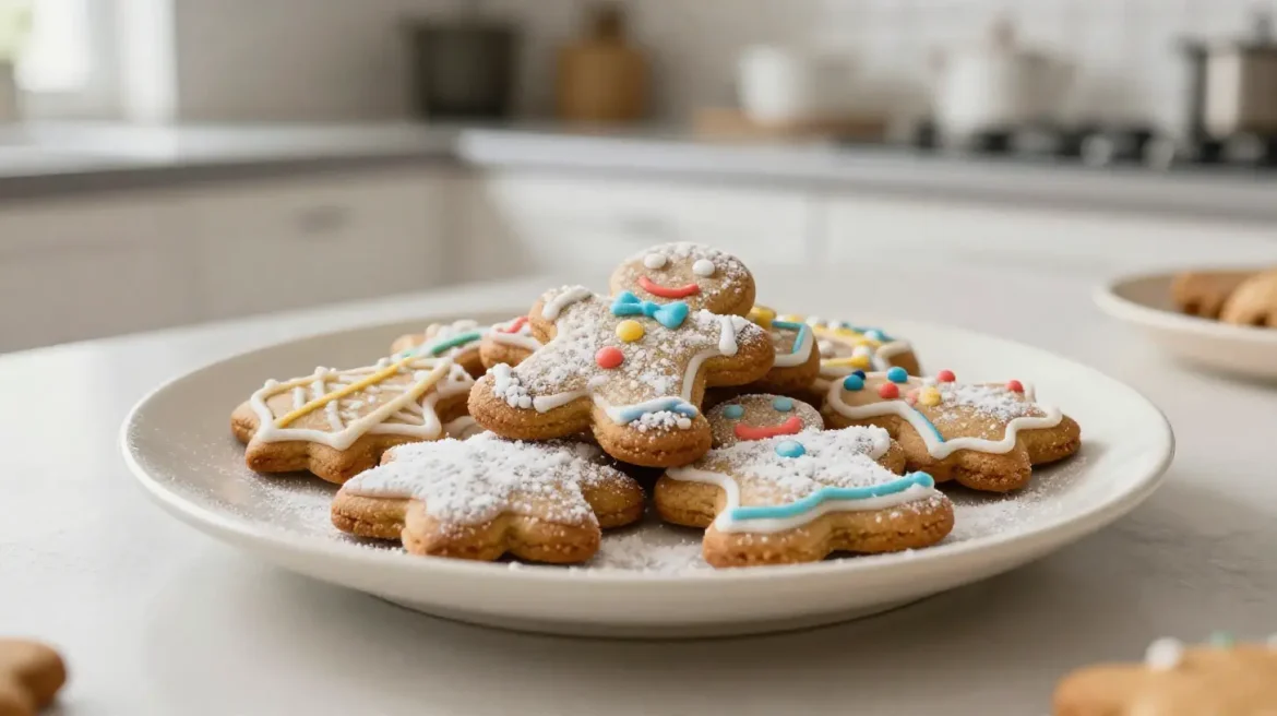 Wärmende Lebkuchen aus der Heißluftfritteuse, perfekt für die festliche Jahreszeit.