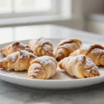 Mandelhörnchen aus der Heißluftfritteuse - lecker und knusprig!