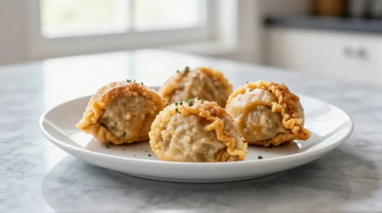 Maultaschen im Airfryer knusprig zubereiten - perfekt für ein schnelles Abendessen.
