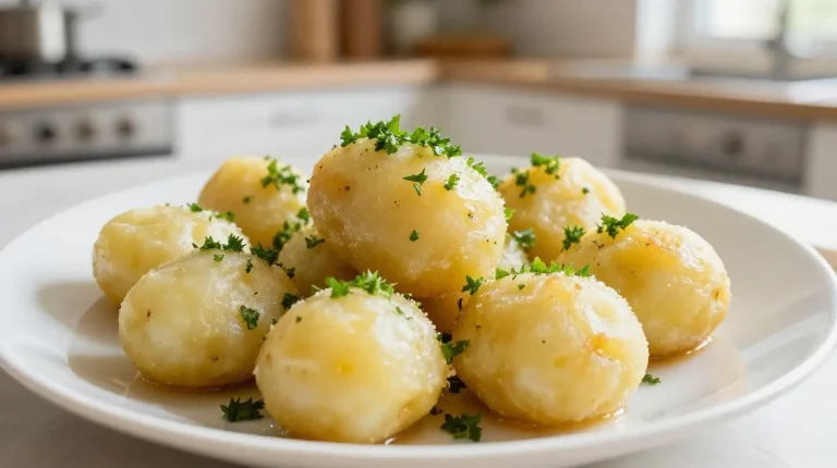 Knusprige Mehlknödel im Airfryer, perfekt für jedes Gericht und einfach zuzubereiten.