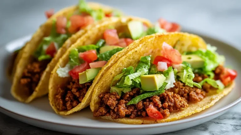 Leckere mexikanische Tacos aus dem Airfryer, schnell und einfach zubereitet.