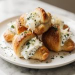 Mini Frischkäse-Hörnchen aus dem Airfryer