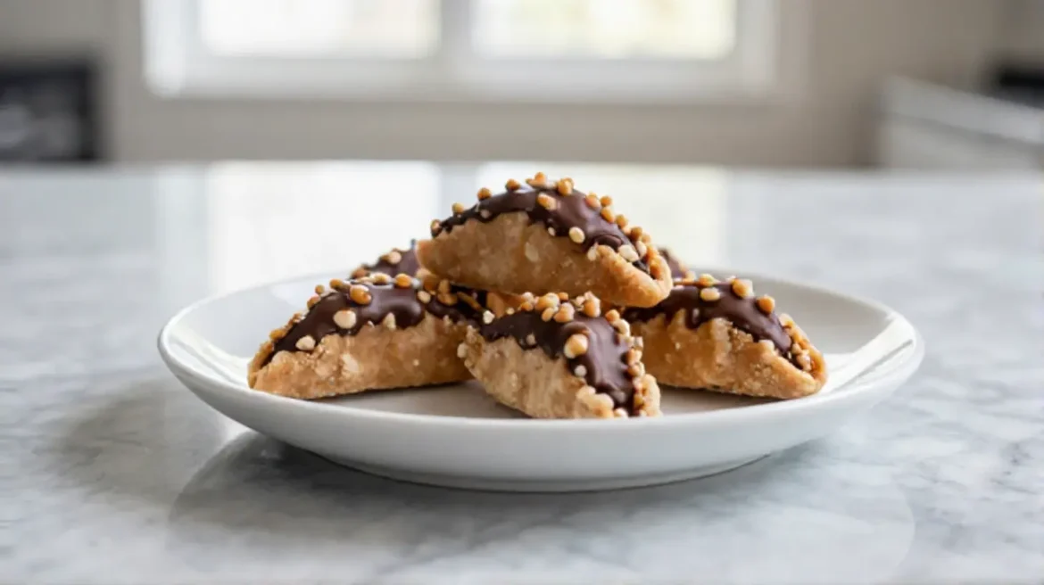 Nussecken aus der Heißluftfritteuse sind die perfekte Nascherei.