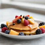 Ofen-Pancakes im Airfryer - ein köstliches Frühstücksgericht.