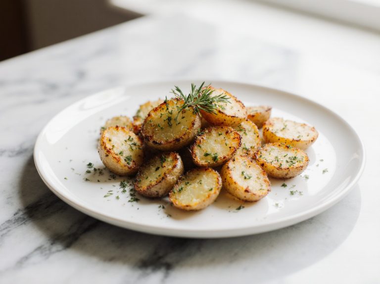 Parmesan Kartoffeln in der Heißluftfritteuse - knusprig und lecker.