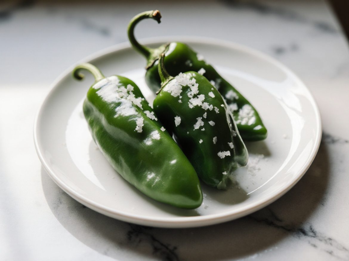 Pimientos de Padrón aus der Heißluftfritteuse schmecken lecker und sind einfach zuzubereiten.