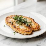 Leckere Putenschnitzel im Airfryer zubereitet.