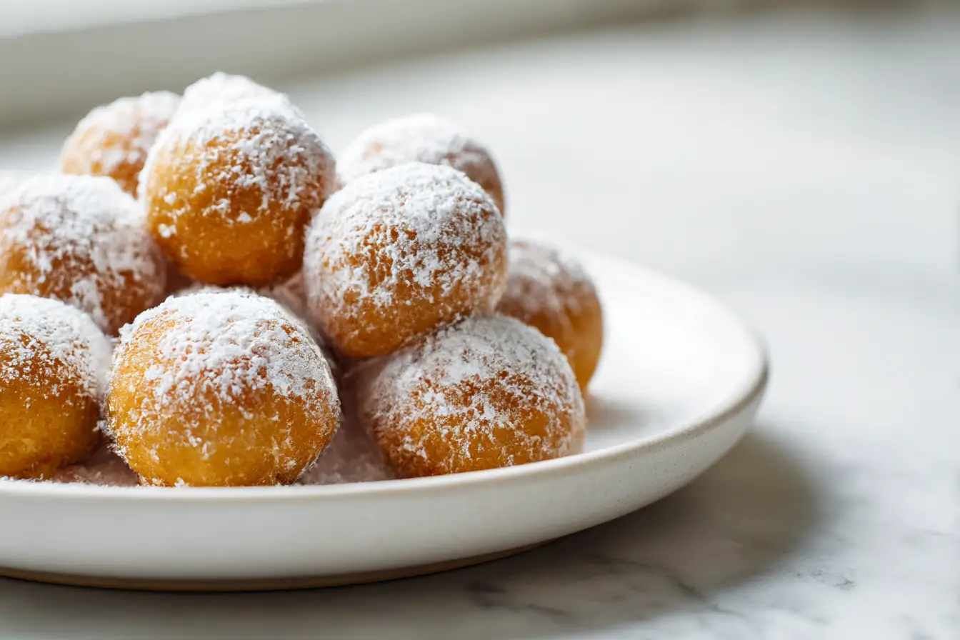 Leckere Quarkbällchen ohne Apfel aus der Heißluftfritteuse
