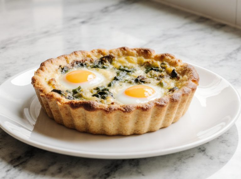 Quiche in der Heißluftfritteuse backen - Einfach und lecker.