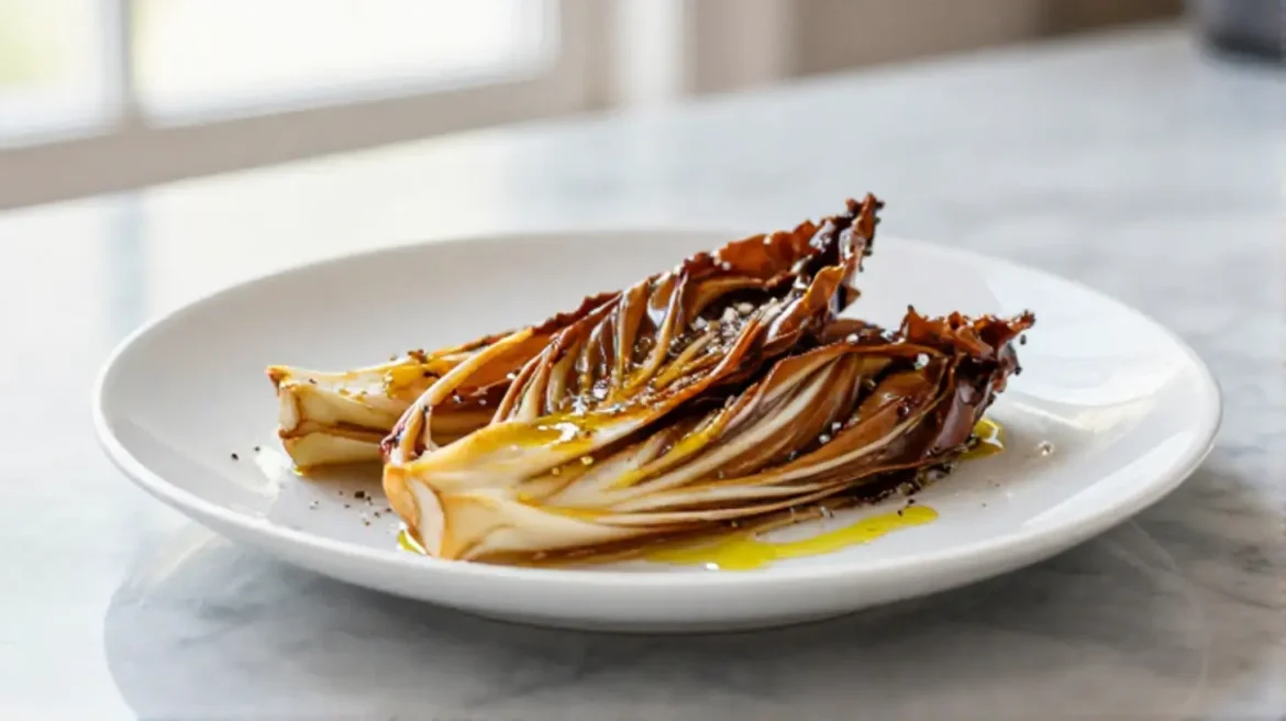 Leckeren Radicchio aus der Heißluftfritteuse zubereiten.