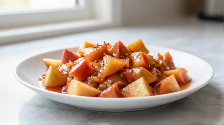 Rhabarber-Apfel-Kompott im Airfryer