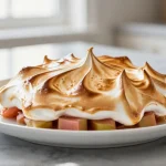 Rhabarber-Baiser-Dessert aus der Heißluftfritteuse – ein himmlisches Dessert!