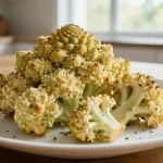 Zartes Romanesco aus der Heißluftfritteuse, perfekt knusprig und voller Geschmack.