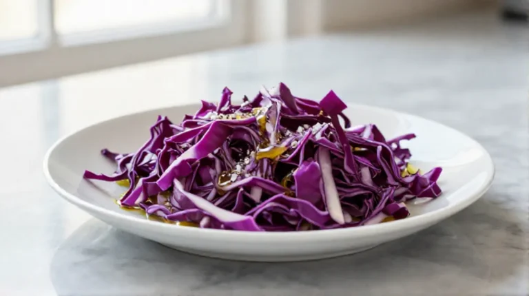 Leckerer Rotkohl im Airfryer zubereitet.