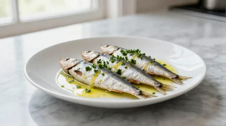 Sardinen aus dem Airfryer, perfekt knusprig und schnell zubereitet.