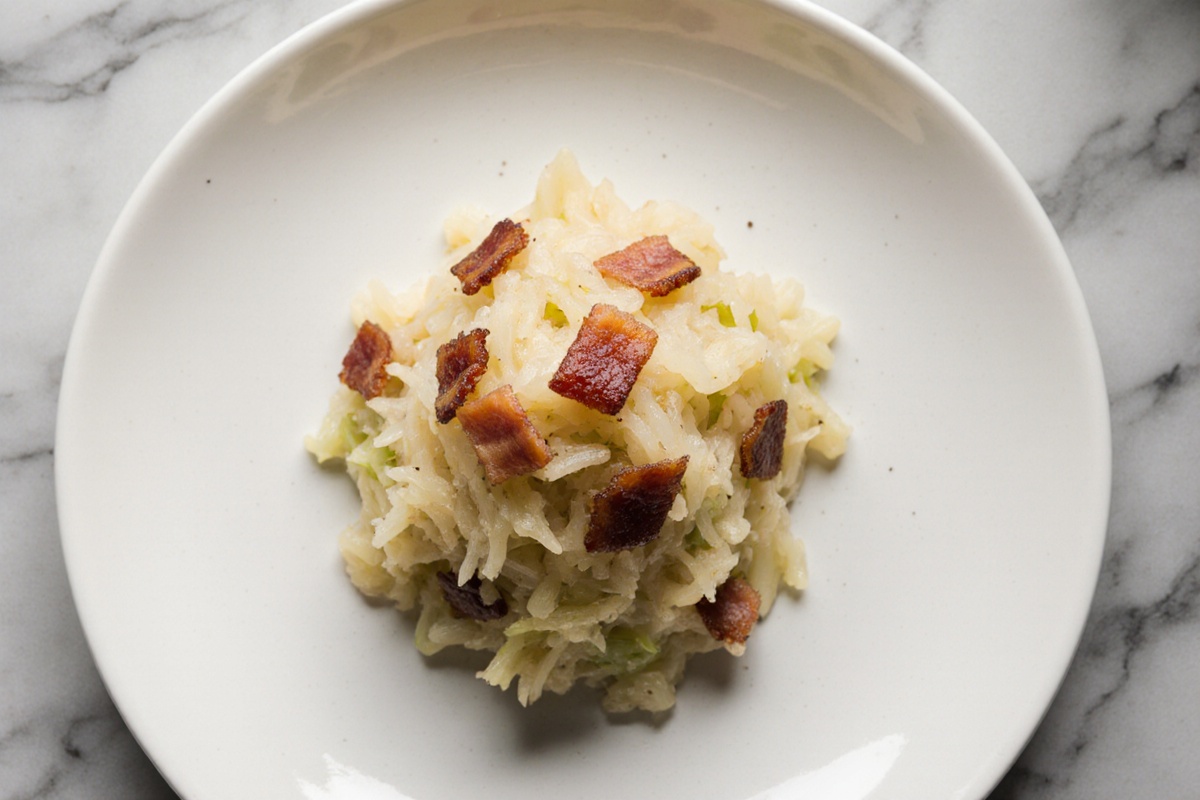 Leckeres Sauerkraut in der Heißluftfritteuse zubereitet