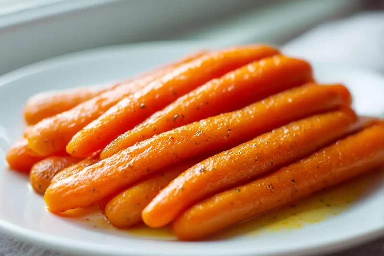 Scharfe Harissa-Karotten, zubereitet im Airfryer, perfekt für jedes Gericht.