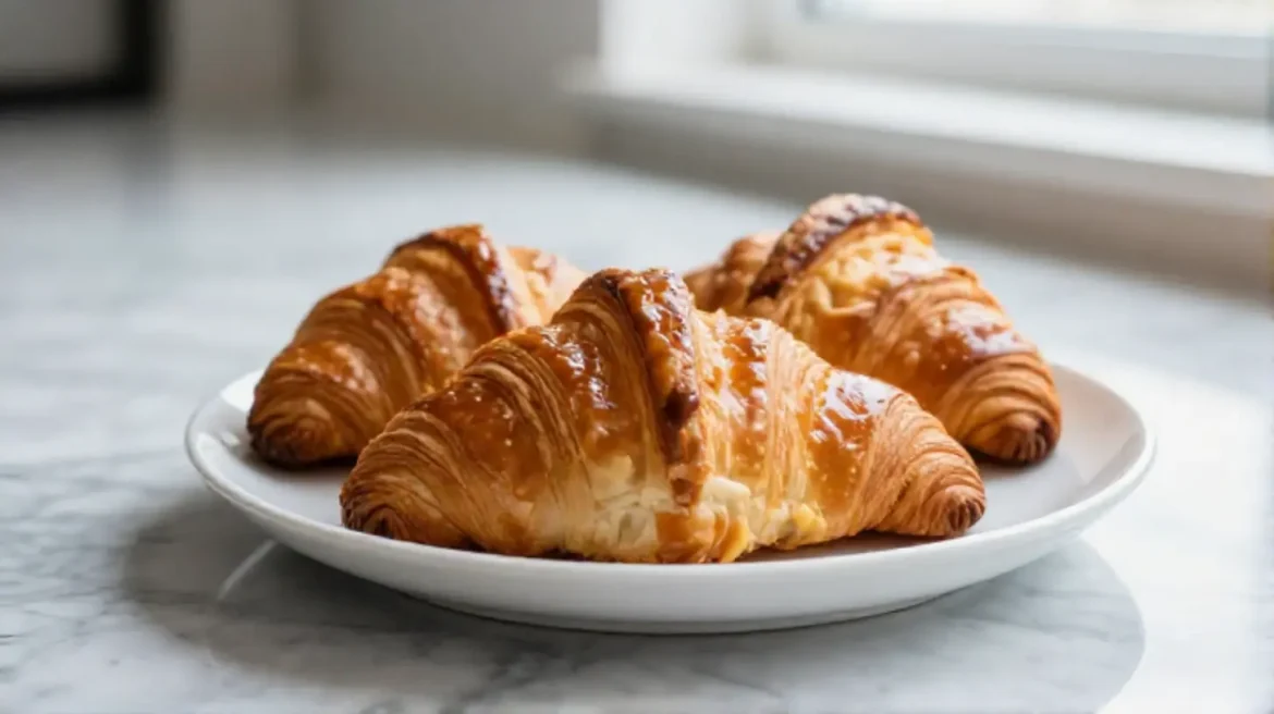 Schokocroissant aus dem Airfryer - Leckeres Rezept für knusprige Croissants.