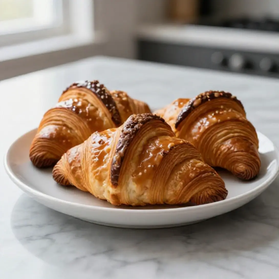 Schokocroissant aus dem Airfryer - Perfekte Snacks für jeden Anlass.