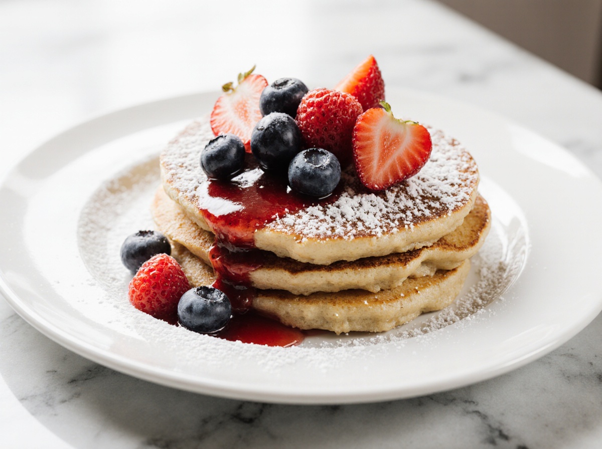 Schwedischer Ofenpfannkuchen aus der Heißluftfritteuse schmeckt himmlisch.