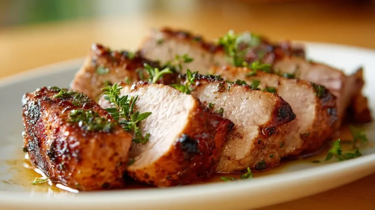 Schweinefilet im Airfryer zubereiten - saftig und lecker.