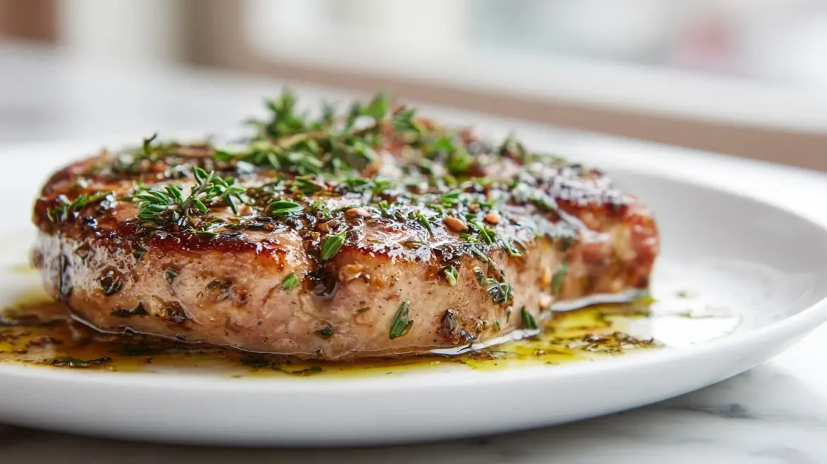 Schweinenackensteak im Airfryer Schweinenackensteak im Airfryer zubereiten