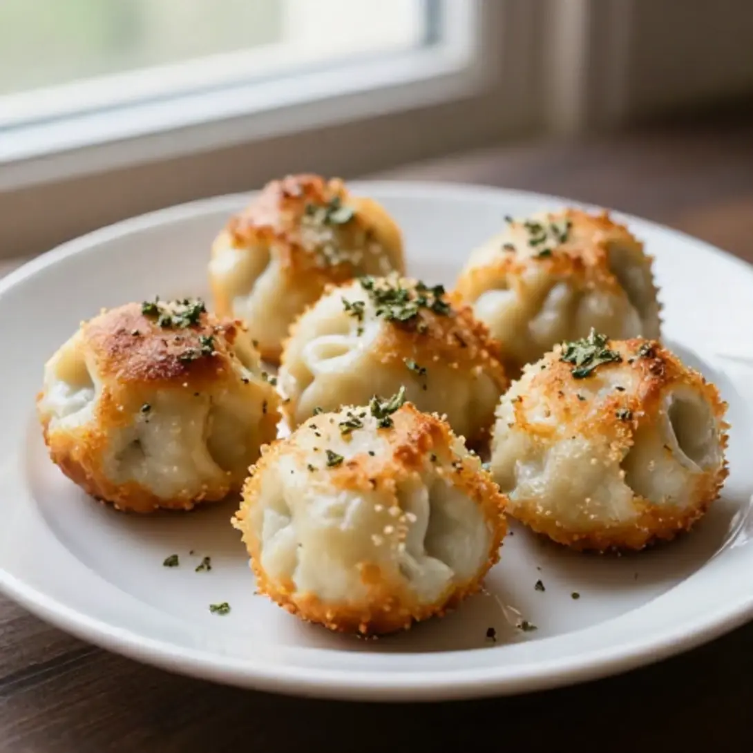 Vielfältige Variationen von Semmelknödeln aus der Heißluftfritteuse.