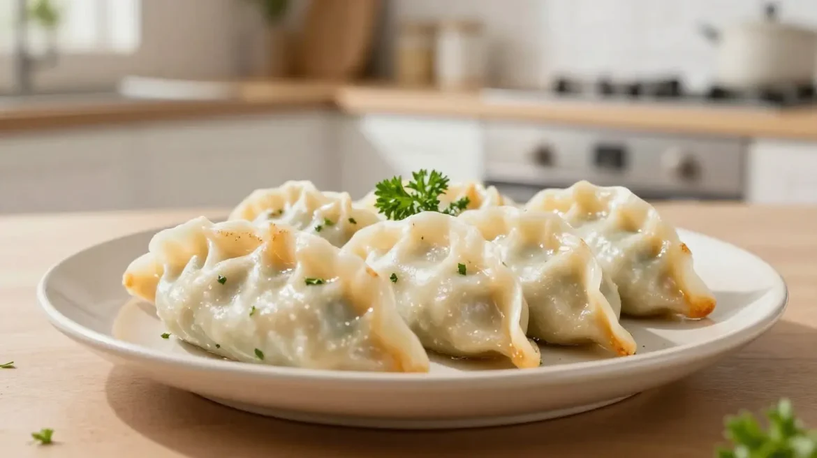 Knusprige Serviettenknödel im Airfryer, perfekt für jedes Festessen.