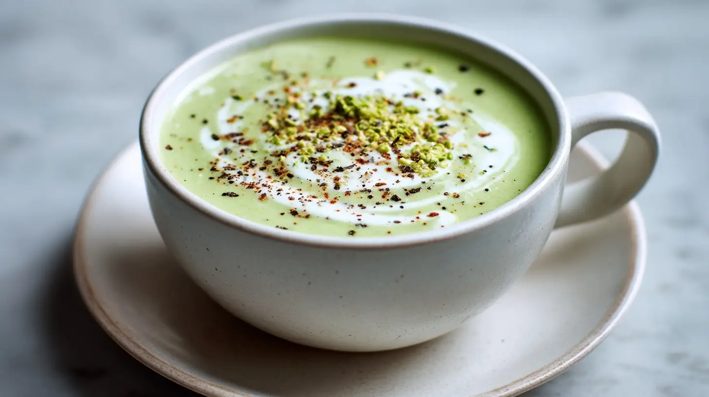Spargel-Cremesuppe aus dem Airfryer – eine köstliche und leichte Suppe.