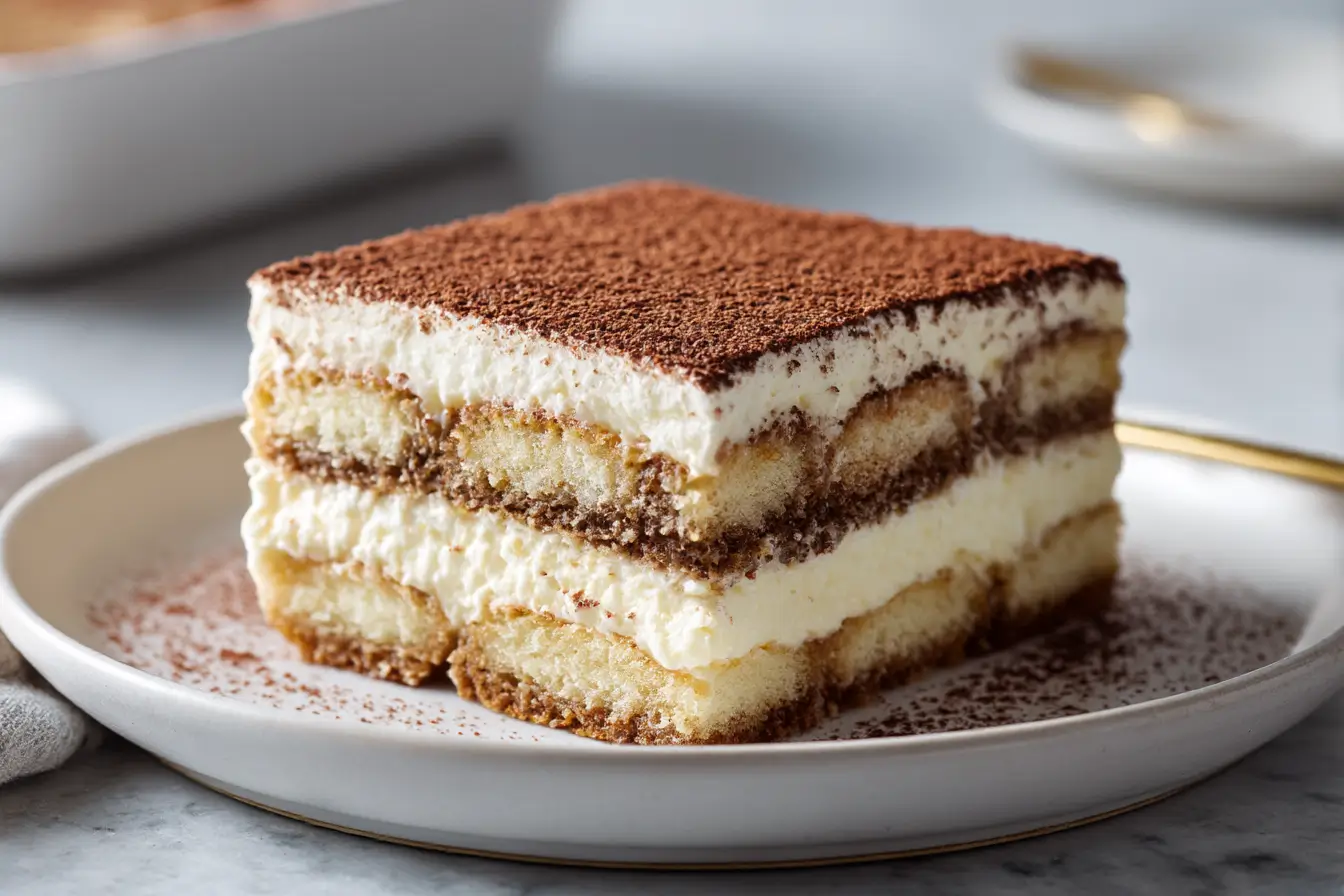 Tiramisu im Airfryer - Ein köstliches Dessert aus dem Heißluftfrittierer.