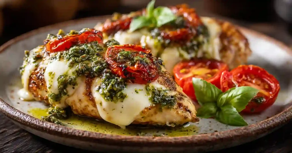 Tomaten Mozzarella Haehnchen Airfryer