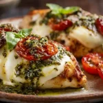 Tomaten Mozzarella Haehnchen Heissluftfritteuse