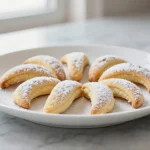 Leckere Vanillekipferl aus der Heißluftfritteuse, perfekt für die Weihnachtszeit.
