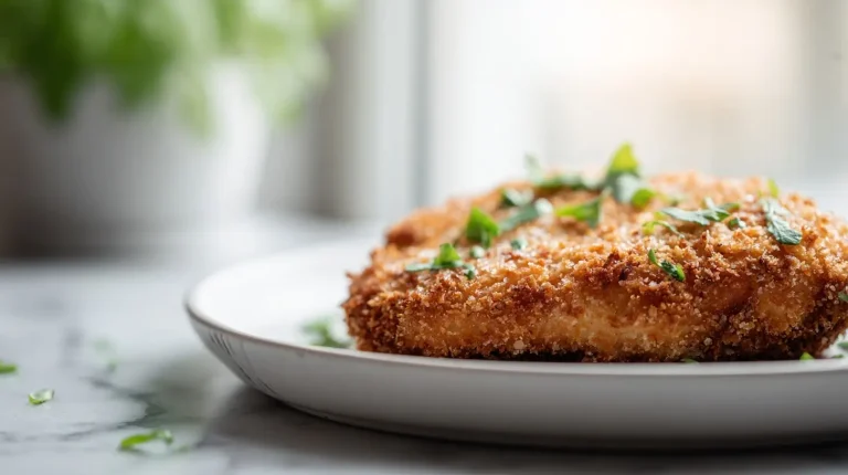 Vegane Schnitzel aus Jackfruit im Airfryer schmecken einfach himmlisch.