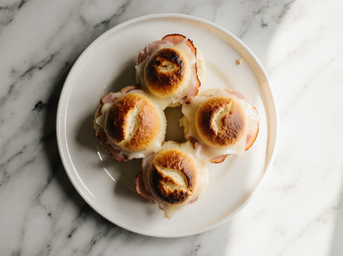 Witlof Ham und Käse aus der Heißluftfritteuse, lecker und knusprig zubereitet.