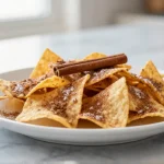 Zimt-Nachos aus der Heißluftfritteuse sind eine süße Verführung.