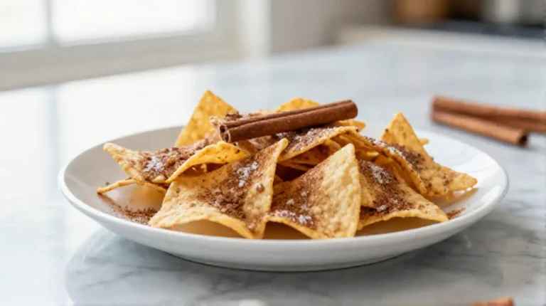 Zimt-Nachos aus der Heißluftfritteuse sind eine süße Verführung.